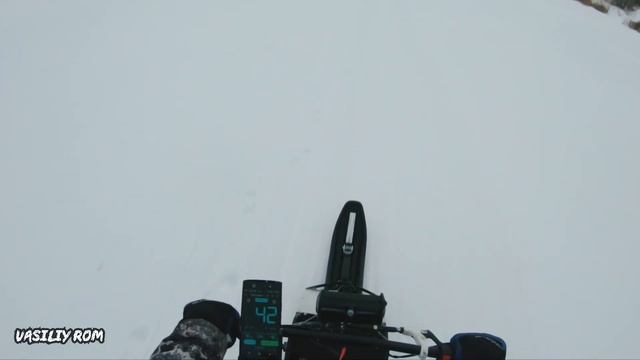 Мини снегоход обзор тест драйв мото снегокат на гусенице смотреть онлайн