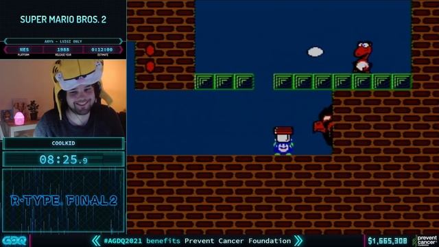Super Mario Bros. 2 by coolkid in 11:39 - Awesome Games Done Quick 2021 Online смотреть онлайн