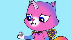 Rainbow Butterfly Unicorn Kitty Unaware Giantess Felicity Stomp By A Giant Woman, A Giant Woman