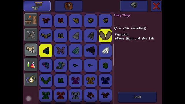 Terraria how to craft wing /ios and android devices смотреть онлайн