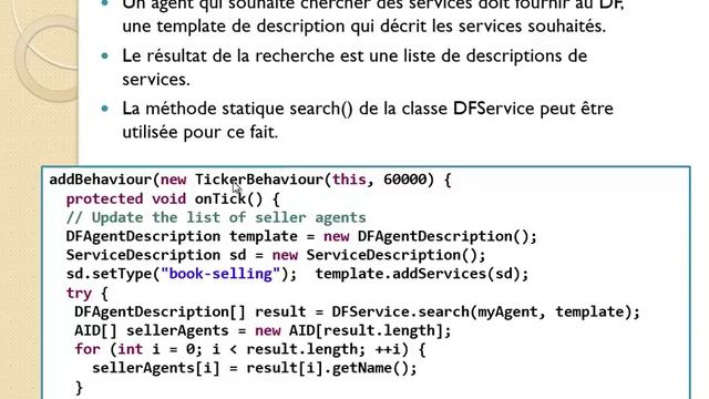 Part 3 Mise en oeuvre des Systèmes Multi Agents avec JADE смотреть онлайн