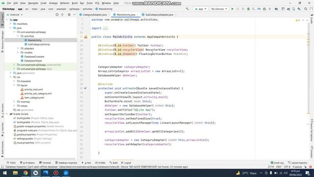 SQLite Database (Walk through) Adding Foreign Key (Android Studio) смотреть онлайн