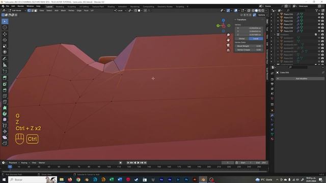 Curso Blender Gratuito: Modelar una guitarra eléctrica en Blender (Parte 11) смотреть онлайн