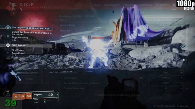 Destiny 2 | 1080p | (GTX 960 | i7-2600 | 16 GB RAM) смотреть онлайн