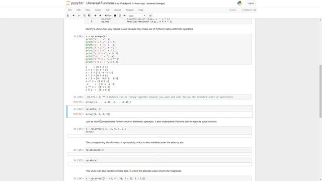 Numpy from scratch 7 - Universal Functions смотреть онлайн