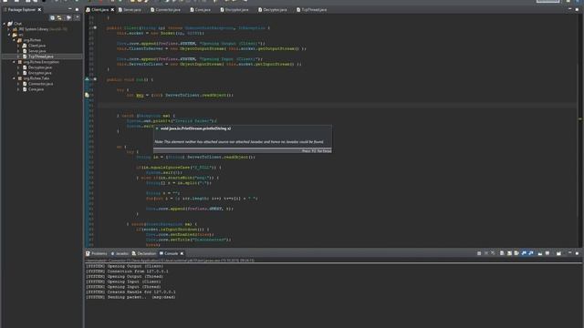 Java Coding "Tutorial" (Client/Server Chat System) смотреть онлайн
