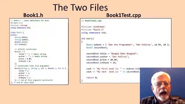 Intro to C Structured Records and C++ Classes and Objects - part 1/4 смотреть онлайн