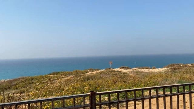 Netanya, Israel, Promenade, Walking tour | Нетания, Израиль, Прогулка по набережной смотреть онлайн