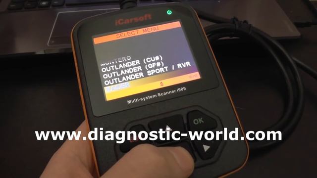 iCarsoft i909 Mitsubishi & Mazda Multi System Scan Tool смотреть онлайн