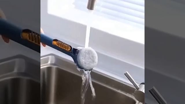 200-170-B Щетка для мытья посуды с губкой 3 в1 смотреть онлайн