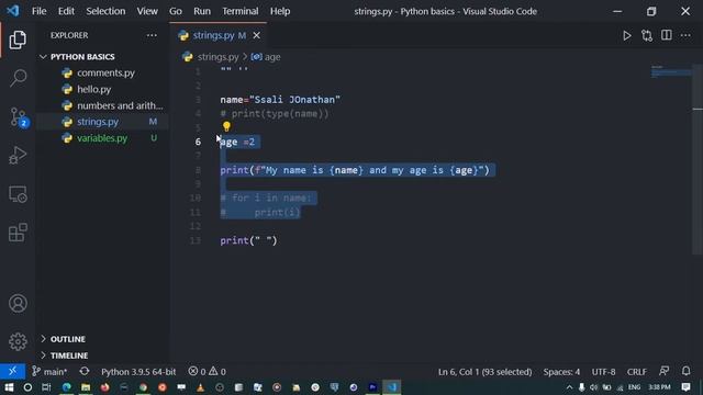 Python Programming For Beginners 5 - Using Strings in Python смотреть онлайн