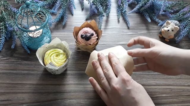 МК по запросу. ПРОСТАЯ и стильная УПАКОВКА для маффинов. СВОИМИ РУКАМИ. Мыловарение. смотреть онлайн