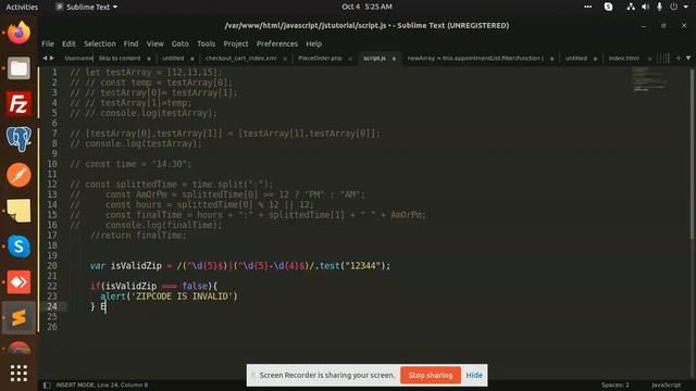 How to Validate ZIP Code with JavaScript смотреть онлайн