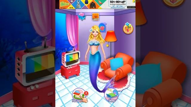 Mermaid Newborn Twins Baby Care - Free Girls Games iOS Gameplay смотреть онлайн