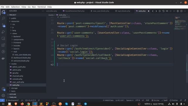 Laravel Full Course Class 35 | Social Login (GitHub and Google) | Custom Pagination Page смотреть онлайн