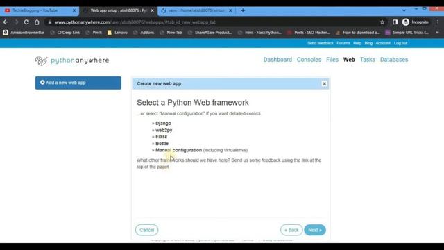 How To Create A Python Flask Website On PythonAnyWhere смотреть онлайн