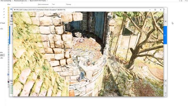 RPCS3 настройка эмулятора для Uncharted 3 (SPU MLAA speedhacks) Debug menu смотреть онлайн