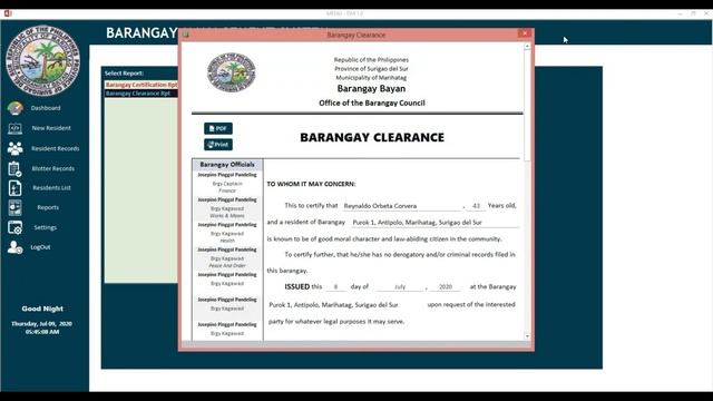 Barangay Management System Preview смотреть онлайн
