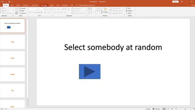 Random Name Picker Tutorial For Powerpoint смотреть онлайн