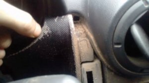 снимаем декор панели рено логан, лада ларгус