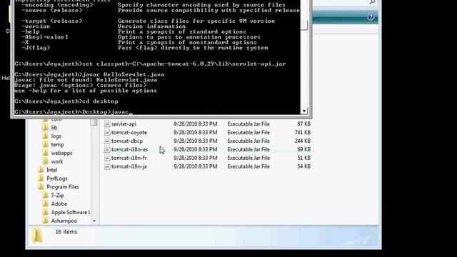 Simple Servlet using Tomcat смотреть онлайн