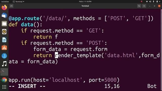 Flask Forms accept user input смотреть онлайн