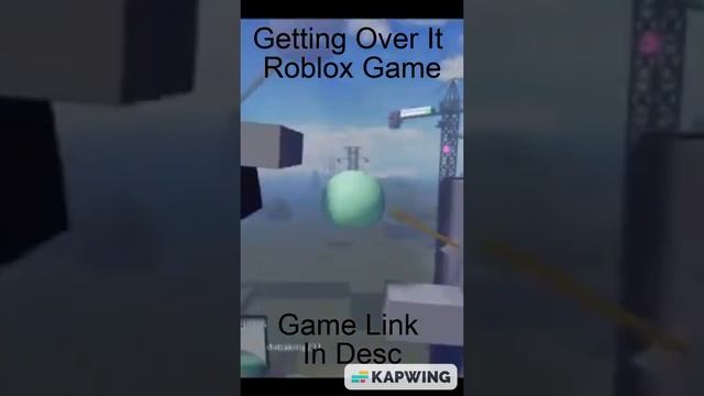 Getting over it Roblox смотреть онлайн