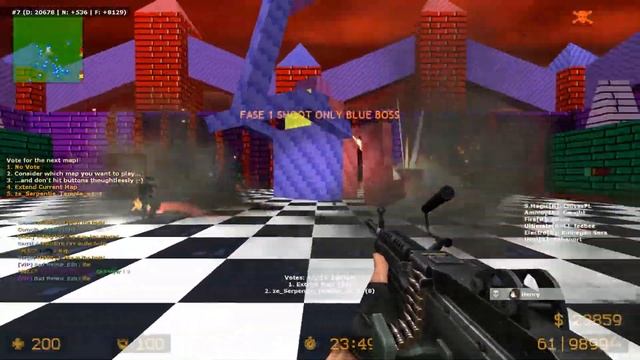 CS:S Zombie Escape: ze_8bit_v5b - Extreme 3 смотреть онлайн