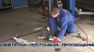 Установка прямоточной системы на Volkswagen Touareg. тюнинг глушителей.