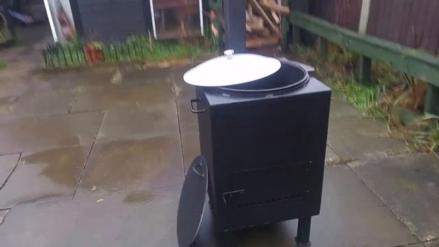 Печь для казана/Kazan cast iron oven. смотреть онлайн