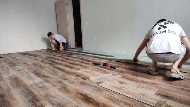 Укладка кварцвенилового ламината смотреть онлайн