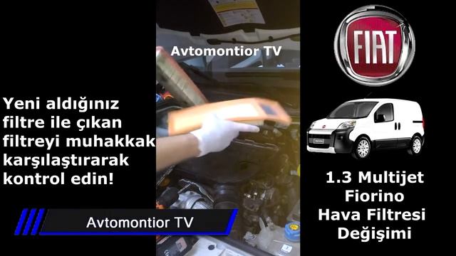 Hava Filtresi Nasıl Değiştirilir? 1.3 Multijet Fiorino Lancia Linea Doblo Punto Albea Marea смотреть онлайн
