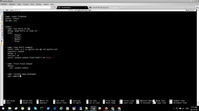 13-Ansible - Циклы – Loop, With_Items, Until, With_fileglob смотреть онлайн