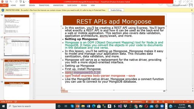 How does REST API connect to MongoDB?The Complete Developer Course Part#3 смотреть онлайн