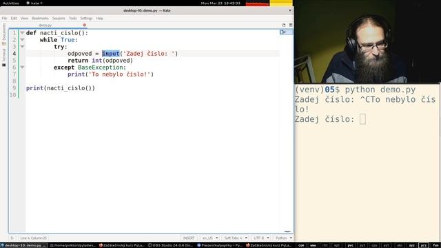 Chyby a moduly – začátečnický kurz PyLadies Brno смотреть онлайн
