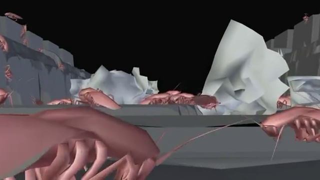 Cockroaches Simulation with Autowalk script смотреть онлайн