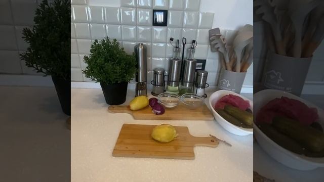 Винегрет с запечёнными овощами