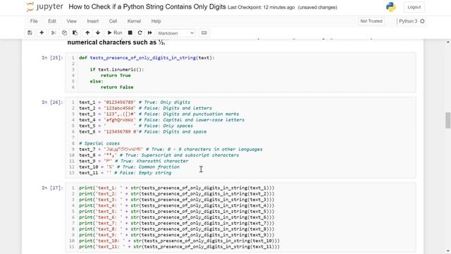 How to Check if a Python String Contains Only Digits? смотреть онлайн