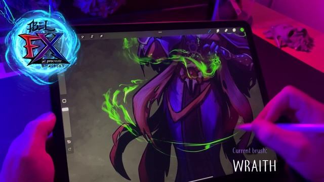 ABEL FX - Magic Brushes for PROCREATE смотреть онлайн