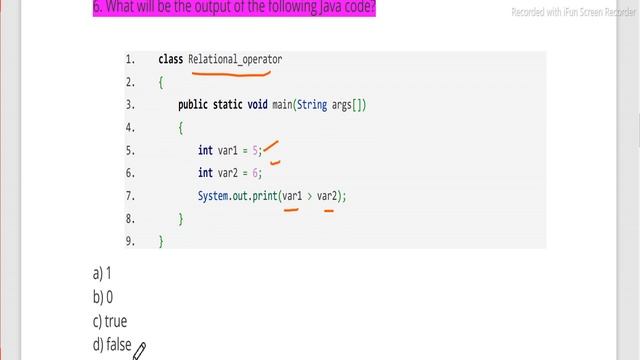 #13 Important Java Language MCQ Relational & logical Operator for Interview Placement & Exam смотреть онлайн