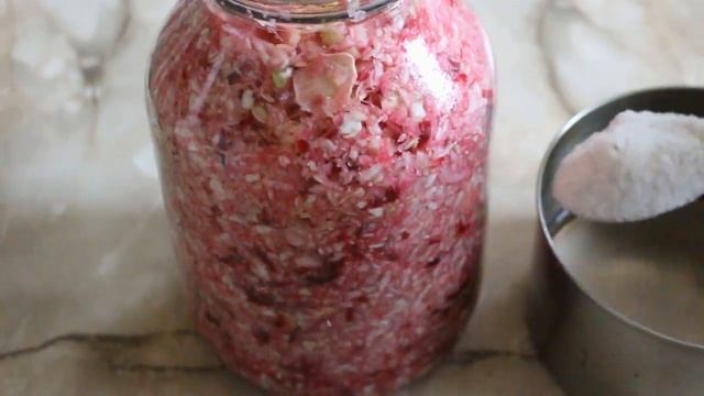 Капуста квашеная с хреном и свеклой смотреть онлайн