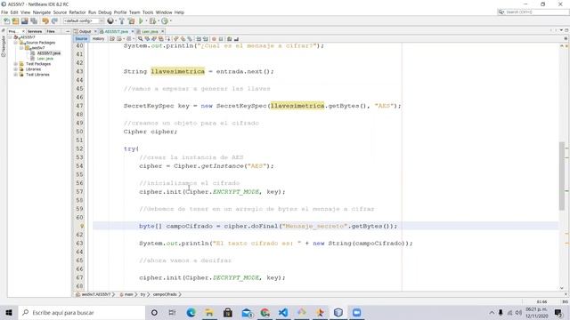 Programación de AES en java смотреть онлайн