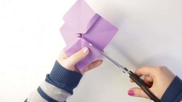 Origami - How To Fold A Paper Bow/Ribbon ♥︎ Paper Kawaii