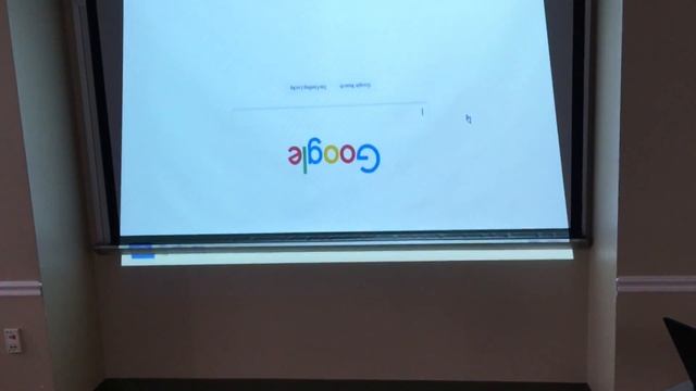 How To Fix Flipped Upside-down Image On Hitachi Projector.