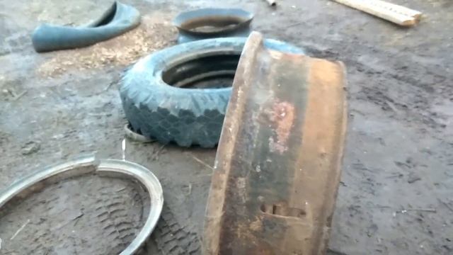 Переделываем диски от ГАЗона под другую колею, уменьшиваем колею! смотреть онлайн