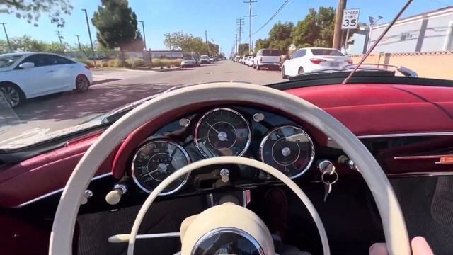 1956 Porsche 356A 1500GS Carrera Speedster - Video