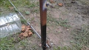 Одноплоскостная шпалера под виноград  Достраиваем вторую плоскость