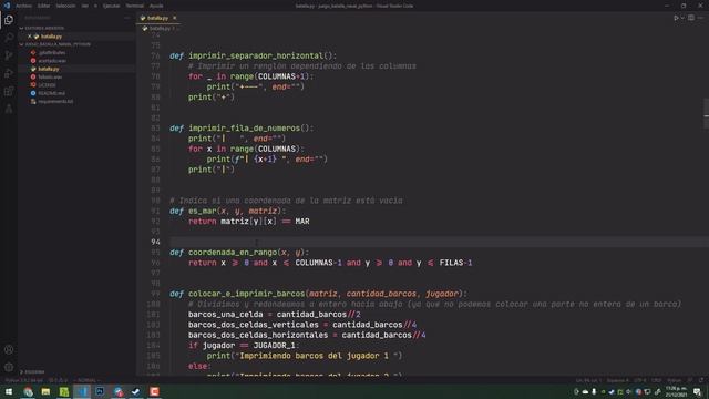 Batalla naval con Python - Código fuente de juego смотреть онлайн