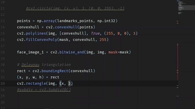 Delaunay Triangulation for face swapping - Opencv with Python (part 2) смотреть онлайн