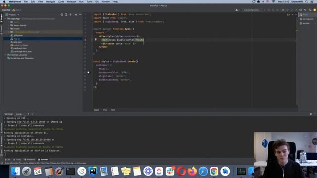 Introduction to mobile development: React Native. Expo. смотреть онлайн